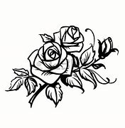 Image result for Clip Art Roses Free Images Black and White