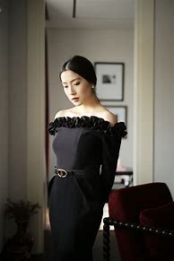 Image result for Kim Kardashian Black Bodycon Dress