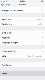 Image result for iPhone Clear Network Settings