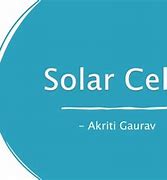 Image result for Solar Cell PPT