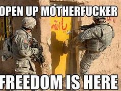 Image result for Military Freedom Memes