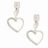 Image result for Claire's Heart Earrings