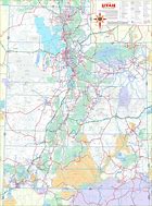 Image result for Utah Road Map with Cities