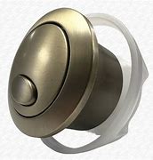 Image result for Brass Toilet Push Flush Button