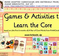 Image result for Core Vocabulary Communication Board