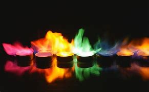 Image result for rainbow flame experiments