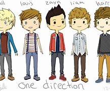 Image result for One Direction Cartoon Art