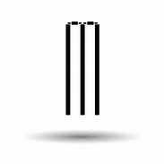 Image result for Cricket Wicket Silhouette SVG