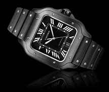 Image result for Black Cartier Watch