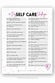 Image result for Self-Care Challenge List Image