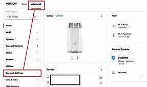 Image result for Verizon Router Settings