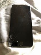 Image result for Broken Black iPhone 7 Plus