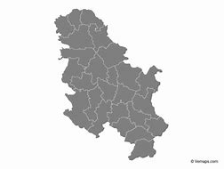 Image result for Serbia Border Map