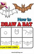 Image result for How to Draw Bat