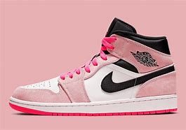 Image result for Air Jordan 1 Pink and White