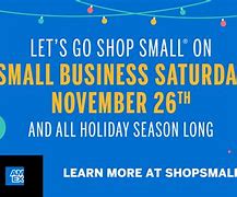 Image result for Small Business Saturday Ideas