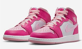 Image result for Air Jordan Mid Pink