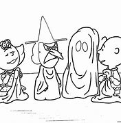 Image result for Charlie Brown Halloween Coloring