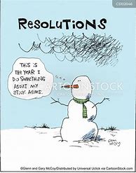 Image result for New Year's Resolution Cartoon