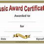 Image result for Piano Recital Certificate
