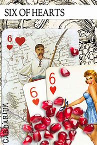 Image result for 6 of Hearts Tarot