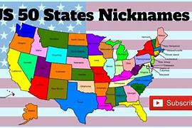 Image result for united states maps with states nickname
