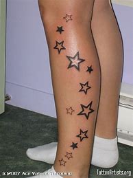 Image result for Star Leg Tattoos