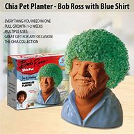 Image result for Bob Ross Chia Pet