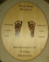 Image result for Wood-Burning Baby Handprint