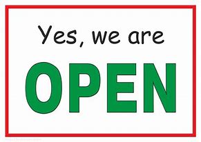 Image result for Free Printable Open Signs for Business