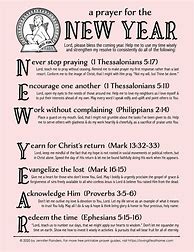 Image result for Prayer for the New Year Cards