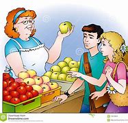 Image result for Buying Apple's at the Grocery Store Clip Art