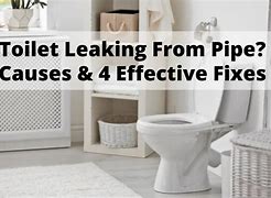 Image result for Toilet Pipe Leak