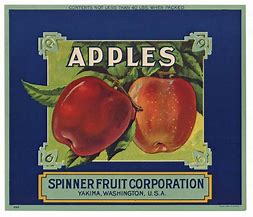 Image result for Vintage Apple Signs