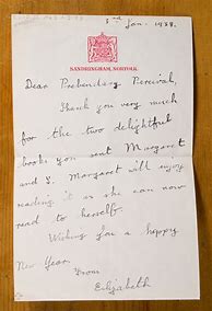 Image result for Queen Elizabeth Letter