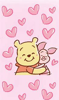 Image result for Winnie the Pooh Pink Wallpaper