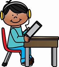 Image result for Student with iPad Clip Art