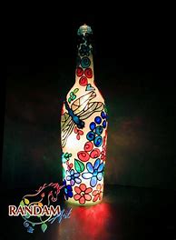 Image result for Painted Matte Black Champagne Bottle