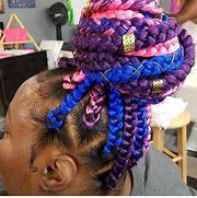 Image result for Rainbow Color Braids