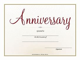 Image result for Work Anniversary Certificate Template