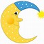 Image result for Cartoon Moon Transparent
