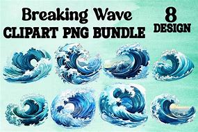 Image result for Breaking Wave Clip Art