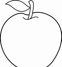 Image result for Apple Clip Art Coloring Page