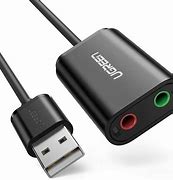 Image result for Large Stereo Headphone Jack USB Adapter