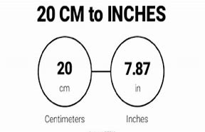 Image result for How Many Inches Is 20 Cm
