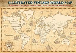 Image result for Old-Fashioned World Map