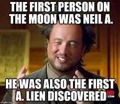 Image result for First Man On the Moon Meme
