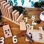 Image result for Wooden Numbers