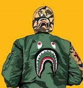 Image result for Camo BAPE Shark Logo
