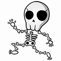 Image result for How to Draw Cartoon Skeleton